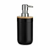 Ziepju dozators Berilo Melns Bambuss polipropilēns 350 ml 8 x 17 x 9 cm 9 x 17 x 8 cm (6 gb.)