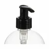Дозатор мыла Berilo Чёрный Прозрачный Пластик 500 ml 8 x 16,5 x 8 cm (12 штук)