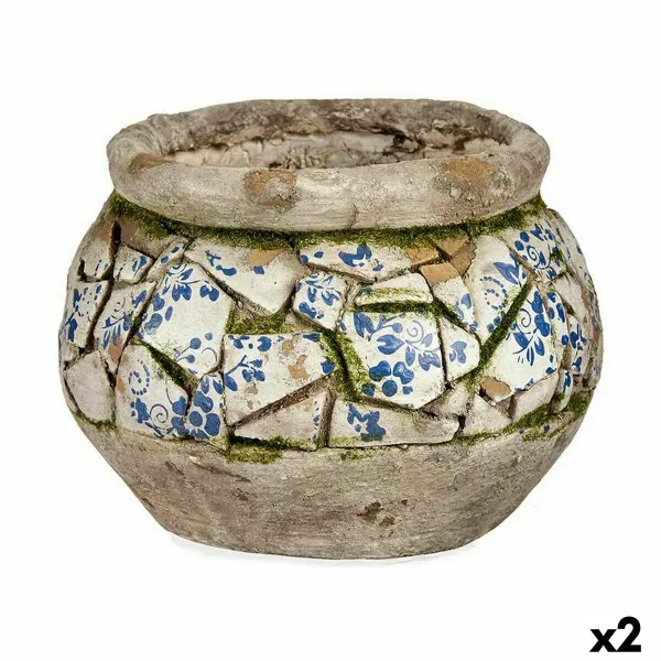 Dekoratyvinė sodo figūra Ibergarden Polirezinas Vaza 28 x 19,5 x 28 cm (2 vnt.)