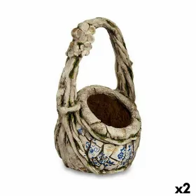 Dekoratyvinė sodo figūra Ibergarden Polirezinas Vaza 25,5 x 44 x 27,5 cm (2 vnt.)