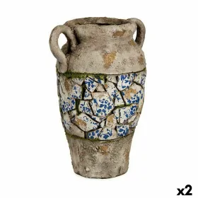 Dekoratyvinė sodo figūra Ibergarden Polirezinas Vaza 21 x 34,5 x 28 cm (2 vnt.)