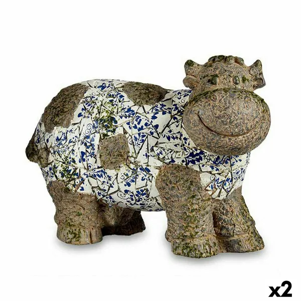 Dekoratyvinė sodo figūra Ibergarden Polirezinas Karvė 18,5 x 33,5 x 46,5 cm (2 vnt.)
