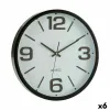 Sienas pulkstenis Gift Decor Balts Melns Stikls Plastmasa 40 x 40 x 5 cm 40 x 5 x 40 cm (6 gb.)