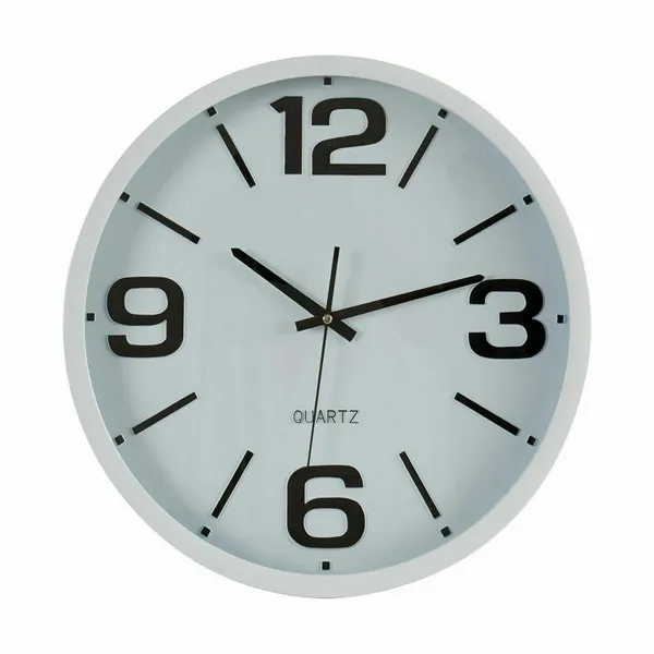 Sienas pulkstenis Gift Decor Balts Melns Stikls Plastmasa 40 x 40 x 5 cm 40 x 5 x 40 cm (6 gb.)
