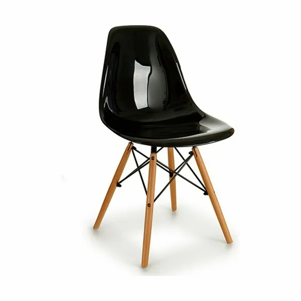 Dining Chair Gift Decor Kirk Black 53 x 82 x 47 cm (4 Units)