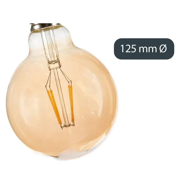 LED-lamppu Gift Decor Läpinäkyvä 4 W E27 12,5 x 17,5 x 12,5 cm Vintage 12 osaa