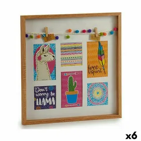 Настенные фоторамки Gift Decor Разноцветный Деревянный пламя Кисточки (6 штук)