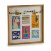 Wall photo frame Gift Decor Multicolour Wood Llama Tassels (6 Units)