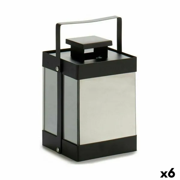 Светодиодный фонарь Gift Decor Чёрный 12,5 x 18,5 x 12,5 cm Зеркало (6 штук)