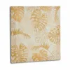 Полотно Gift Decor Позолоченный Лист растения 28 x 28 x 1,5 cm (36 штук)