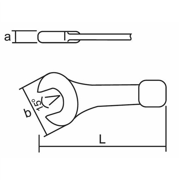Atviras raktas KUKKO 110 mm