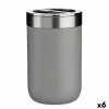 Zobu birstu turētājs Berilo Pelēks Sudrabains Plastmasa 7,7 x 11,2 x 7,7 cm (6 gb.)