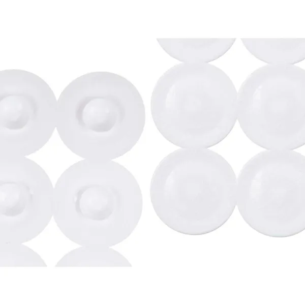 Нескользящий коврик для душа Berilo Белый PVC 6 x 38 x 6 cm 68 x 36 x 1 cm 68 x 1 x 36 cm (6 штук)
