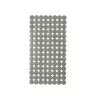 Neslīdošs dušas paklājs Berilo Pelēks PVC 6 x 38 x 6 cm 6 x 36 x 6 cm 68 x 36 x 1 cm (6 gb.)