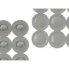 Neslīdošs dušas paklājs Berilo Pelēks PVC 6 x 38 x 6 cm 6 x 36 x 6 cm 68 x 36 x 1 cm (6 gb.)