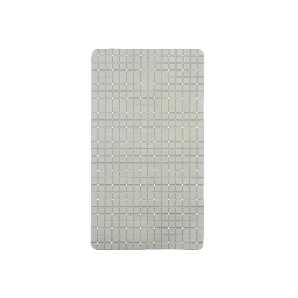 Neslidžios dušo kilimėlis Berilo Pilka PVC 67,7 x 38,5 x 0,7 cm Rėmeliai (6 vnt.)