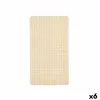 Luistamaton suihkumatto Berilo Beige PVC 67,7 x 38,5 x 0,7 cm Kehykset (6 osaa)