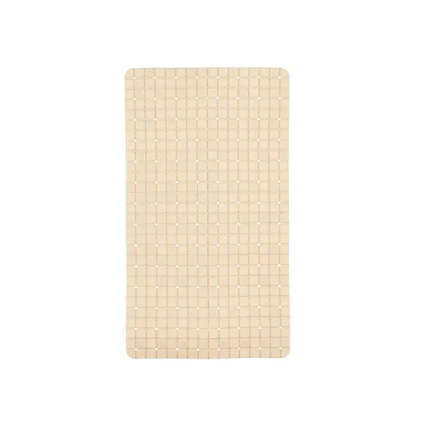 Neslidžios dušo kilimėlis Berilo Rusvai gelsva PVC 67,7 x 38,5 x 0,7 cm Rėmeliai (6 vnt.)