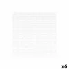 Non-slip Shower Mat Berilo Transparent PVC 6 x 50 x 6 cm 50,3 x 50,3 x 0,7 cm Frames (6 Units)