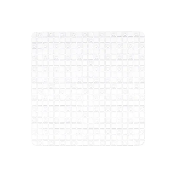 Neslidžios dušo kilimėlis Berilo Skaidrus PVC 6 x 50 x 6 cm 50,3 x 50,3 x 0,7 cm Rėmeliai (6 vnt.)