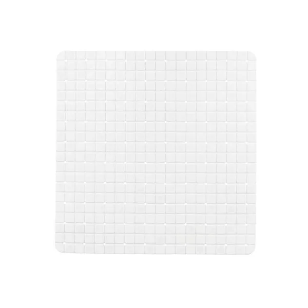 Neslīdošs dušas paklājs Berilo Balts PVC 6 x 50 x 6 cm 50,3 x 50,3 x 0,7 cm Rāmji (6 gb.)