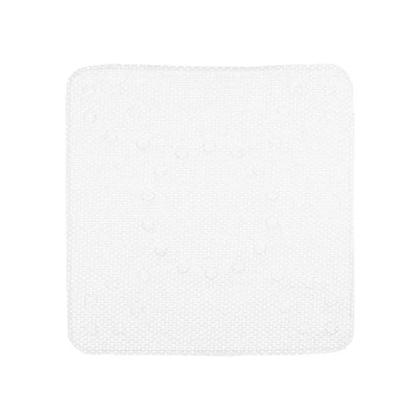 Neslidžios dušo kilimėlis Berilo Balta PVC 53 x 52,5 x 1 cm (6 vnt.)
