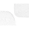 Luistamaton suihkumatto Berilo Valkoinen PVC 53 x 52,5 x 1 cm (6 osaa)