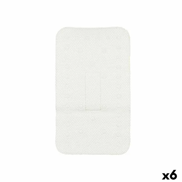 Neslīdošs dušas paklājs Berilo Balts PVC 69,3 x 40 x 1 cm (6 gb.)