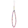Guess Phone Strap Beads Heishi Multicolor Pink
