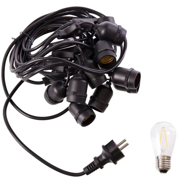 LED-valokranssi Cottage E27 27 x 24 x 12 cm