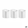 Sveču Komplekts Gift Decor Sudrabains Sudrabs 18 x 14 x 4 cm 3,7 x 3,7 x 5 cm LED (12 gb.)