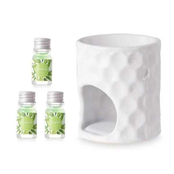 Eteeristen öljyjen poltin Acorde Bambu 11 x 19,8 x 6,5 cm Eteerinen öljy (12 osaa)