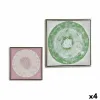 Kangas Gift Decor Abstrakti 52,5 x 2,8 x 52,5 cm (4 osaa)