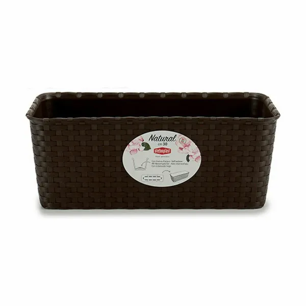 Kukkalaatikko Stefanplast Muovinen 13 x 11 x 28,5 cm 28,5 x 11 x 13 cm (12 osaa)