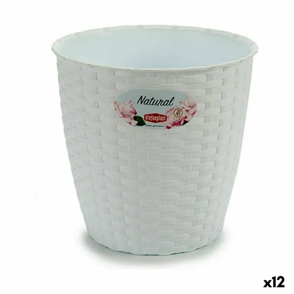 Подставка под цветочный горшок Stefanplast Белый Пластик 19 x 17,5 x 19 cm (12 штук)