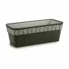 Kukkalaatikko Stefanplast Orfeo Antrasiitinharmaa Muovinen 18 x 17 x 49,5 cm (12 osaa)