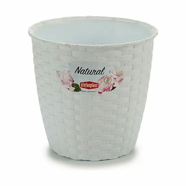 Подставка под цветочный горшок Stefanplast Белый Пластик 14 x 13 x 14 cm (12 штук)