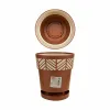 Vazonas su automatiniu drėkinimu Stefanplast Orfeo Degtas molis Plastmasinis 19 x 19 x 19 cm (12 vnt.)