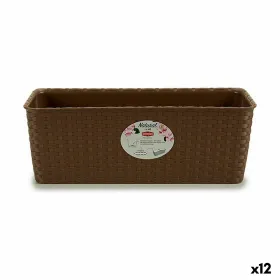 Sodinukas Stefanplast Rusvai gelsva Plastmasinis 39 x 13,5 x 15,5 cm 38,5 x 13,5 x 15,5 cm (12 vnt.)