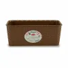 Balkona Puķu Kaste Stefanplast Brūns PVC 13 x 11 x 28,5 cm 29 x 11 x 12,5 cm (12 gb.)
