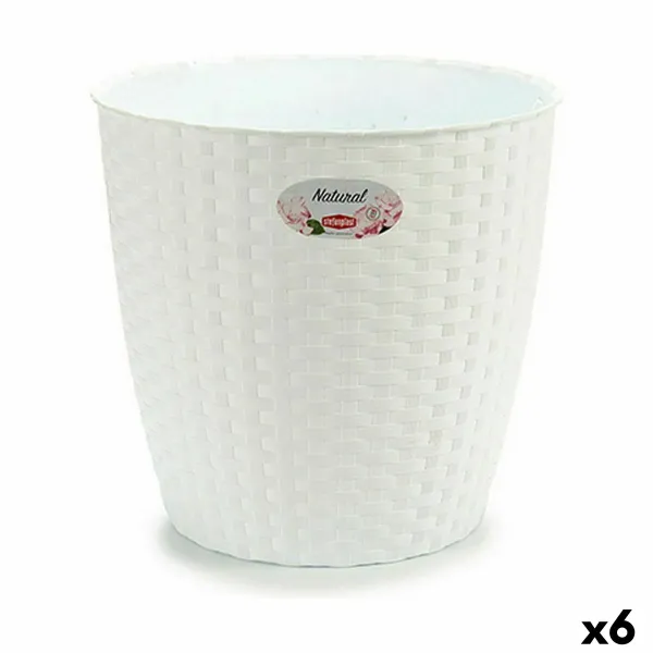 Kasvit Stefanplast Valkoinen Muovinen 29 x 26,5 x 29 cm 29 x 27 x 29 cm (6 osaa)