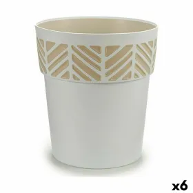 Vazonas su automatiniu drėkinimu Stefanplast Orfeo Balta Plastmasinis 29 x 29 x 29 cm (6 vnt.)