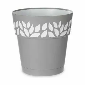 Vazonas su automatiniu drėkinimu Stefanplast Cloe Pilka Plastmasinis 25 x 25 x 25 cm (6 vnt.)