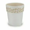 Self-watering flowerpot Stefanplast Cloe White Plastic 15 x 15 x 15 cm (12 Units)