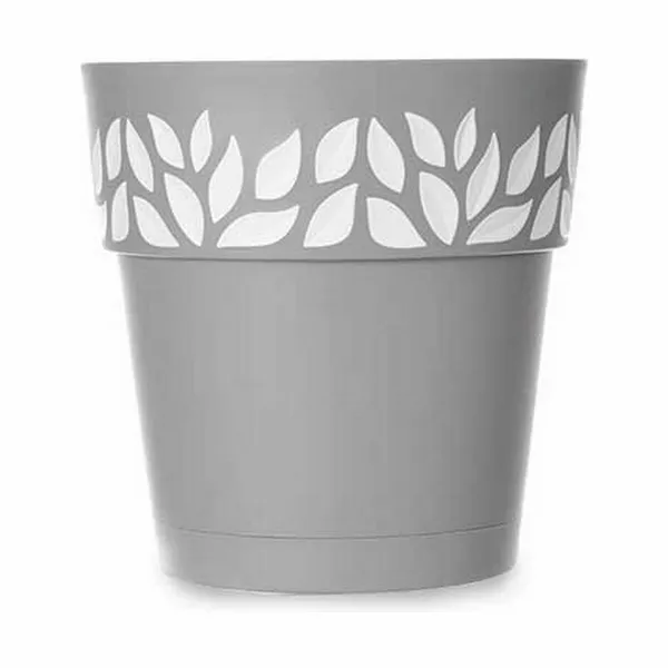 Vazonas su automatiniu drėkinimu Stefanplast Cloe Pilka Plastmasinis 29 x 29 x 29 cm (6 vnt.)