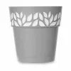 Vazonas su automatiniu drėkinimu Stefanplast Cloe Pilka Plastmasinis 29 x 29 x 29 cm (6 vnt.)