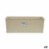Наружный ящик для растений Stefanplast Бежевый Пластик 17,5 x 16 x 48,5 cm (12 штук)