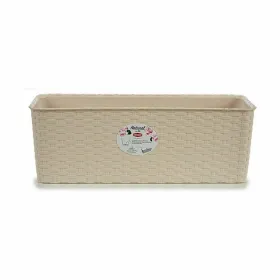 Наружный ящик для растений Stefanplast Бежевый Пластик 17,5 x 16 x 48,5 cm (12 штук)