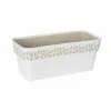 Planter Stefanplast Cloe White Plastic 13,3 x 12,3 x 29,3 cm (12 Units)