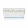 Balkona Puķu Kaste Stefanplast Gaia Balts Plastmasa 13,3 x 12,3 x 29,3 cm (12 gb.)